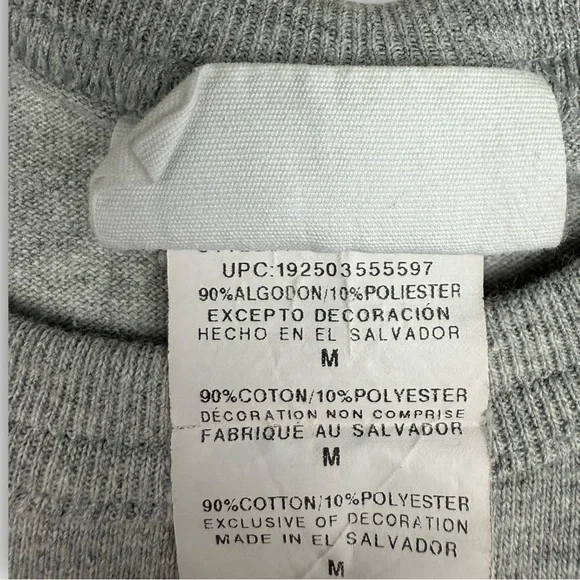 Champion Mens T-Shirt Medium Gray Colorful Graffiti Script Logo Short Sleeve Tee - Picture 4 of 7